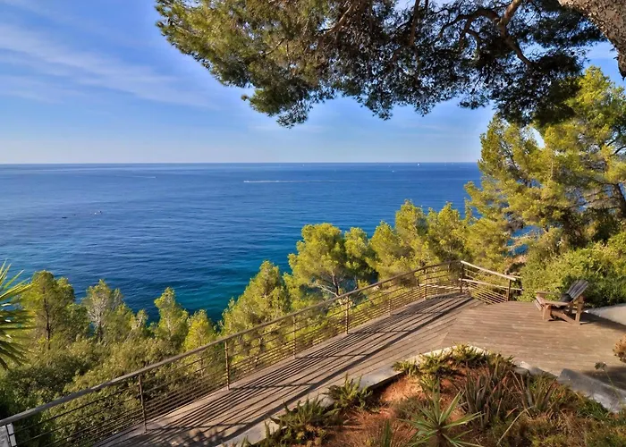 Mediterranean With Sea View In Bormes Ferienhaus *